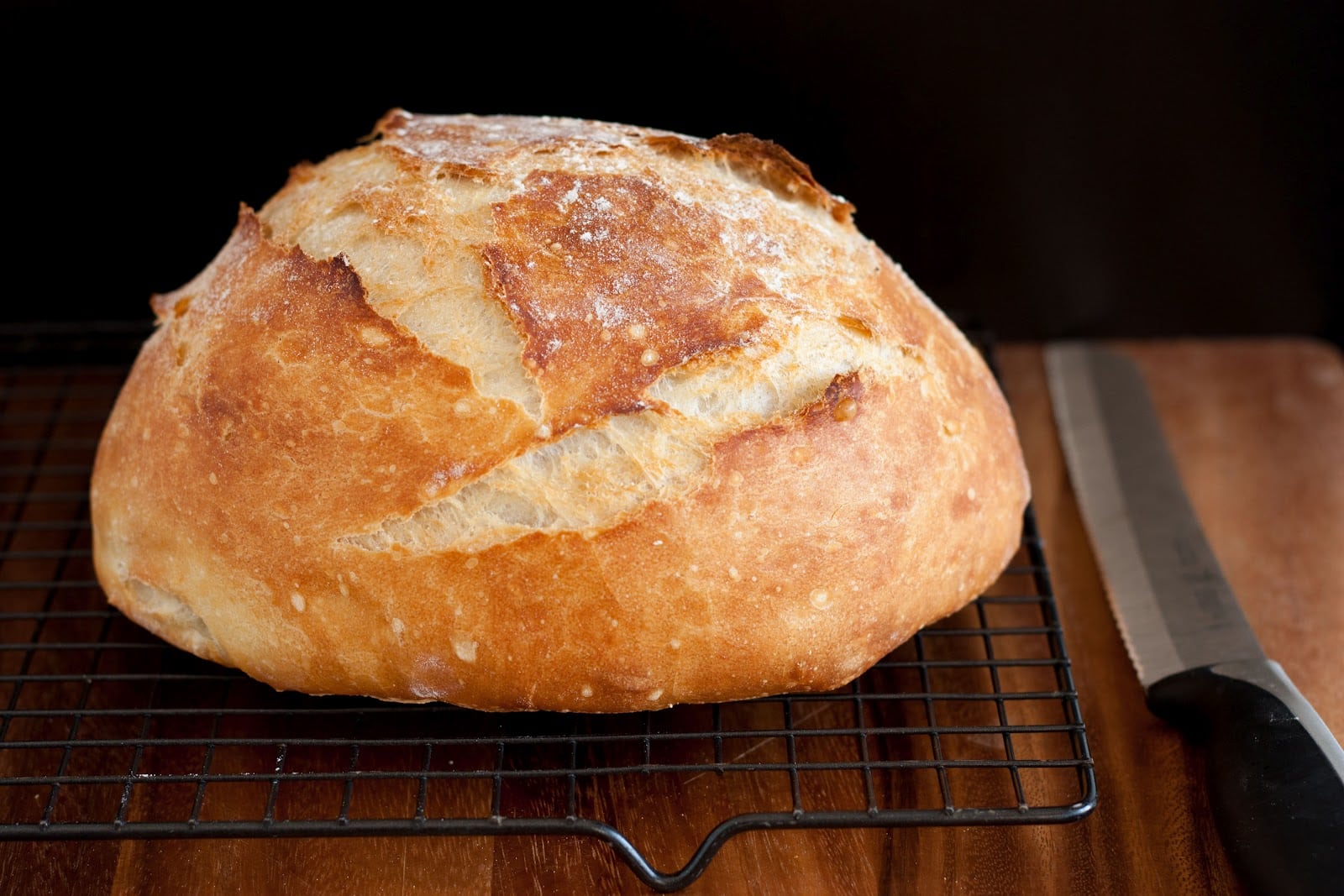 Crusty Rustic Bread {It&amp;#39;s No Knead!} - Cooking Classy