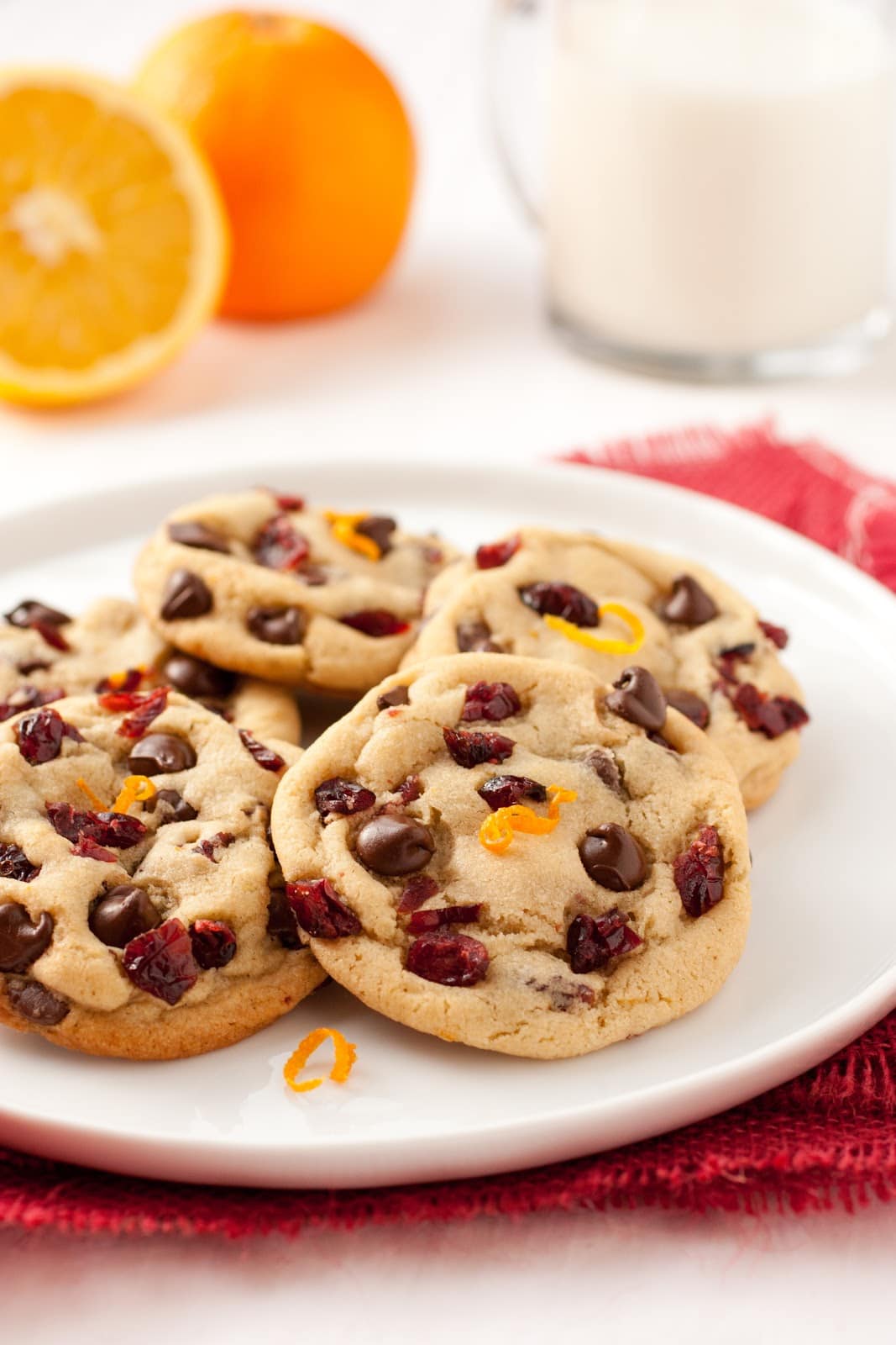 Orange Cranberry Chocolate Chip Cookies - Cooking Classy