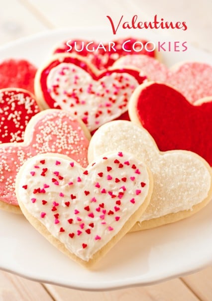These Soft Valentine’s Day Sugar Cookies are almost too cute to eat!