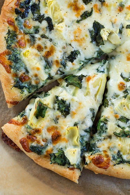 Spinach Artichoke Pizza | Cooking Classy