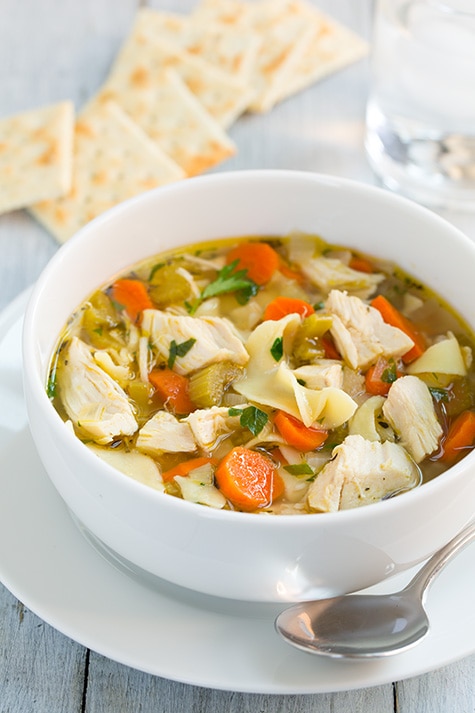 Slow Cooker Chicken Noodle Soup | Cooking Classy