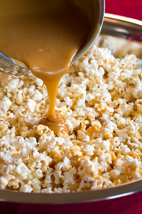 Salted Caramel Popcorn {the chewy kind} | Cooking Classy