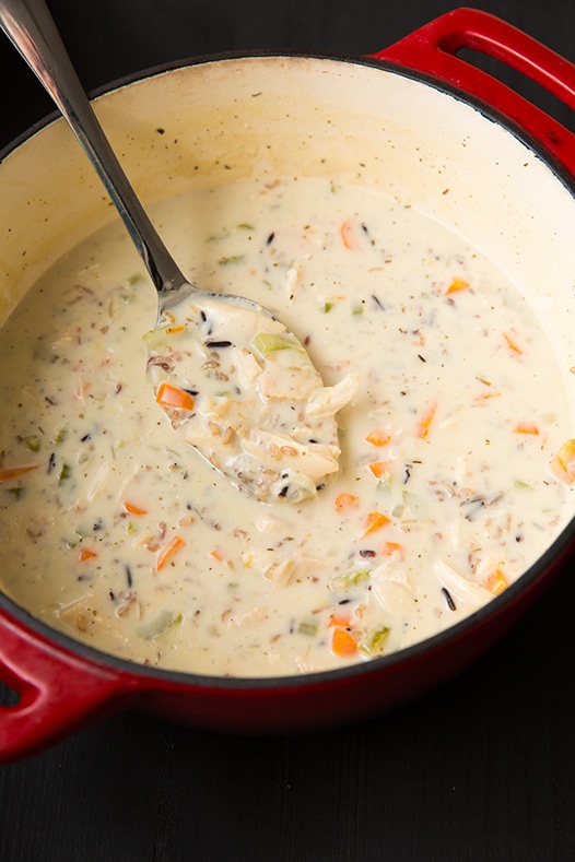 Creamy Chicken and Wild Rice Soup | Cooking Classy