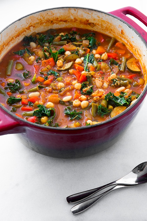 Quinoa and Kale Minestrone {Vegan and Gluten Free} | Cooking Classy