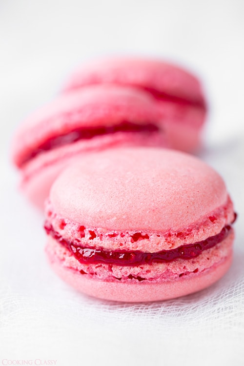 Raspberry Coconut Macarons | Cooking Classy