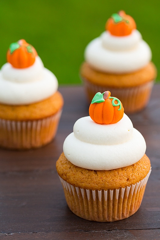 Pumpkin Cupcakes with Cream Cheese Frosting | Cooking Classy