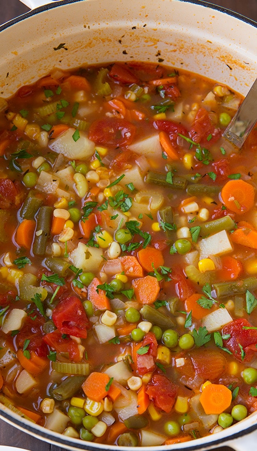 Recipe Of Vegetables Soup