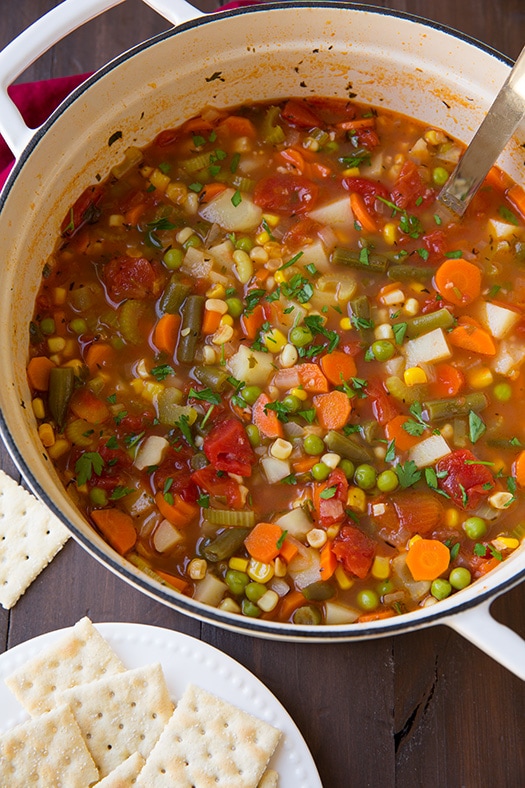 Vegetable Soup - Cooking Classy