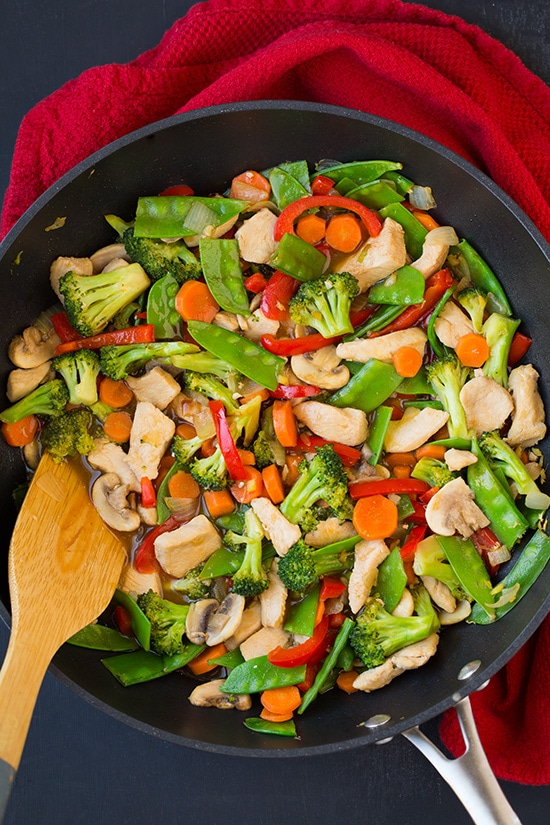 Chicken and Vegetable Stir-Fry - Cooking Classy