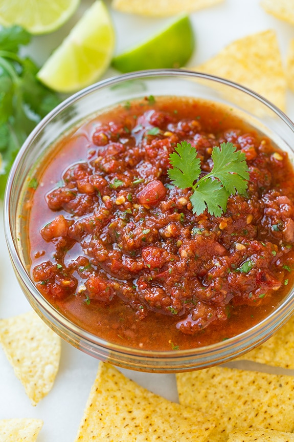 Fire Roasted Tomato Salsa | Cooking Classy