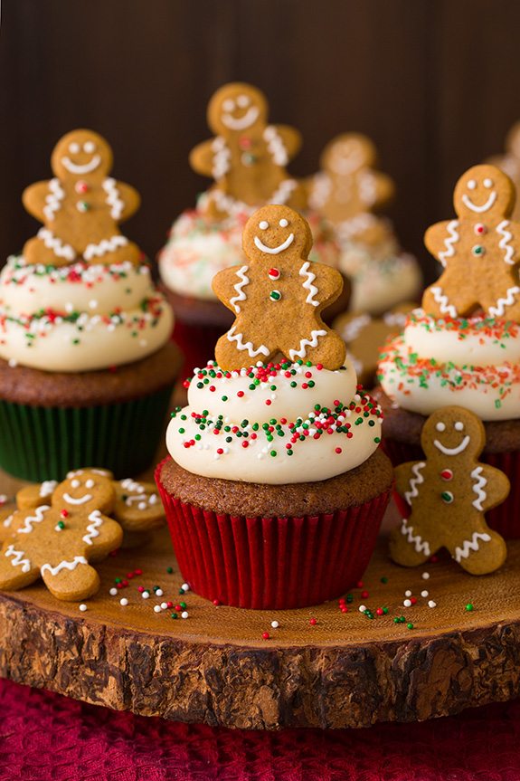 Gingerbread Cupcakes With Cream Cheese Frosting Cooking Classy
