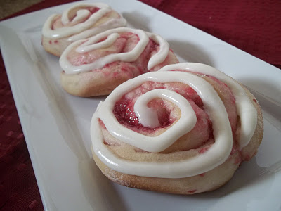 Raspberry Swirl Rolls