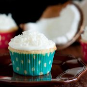 Easy Coconut Cupcakes with Coconut Frosting - 15