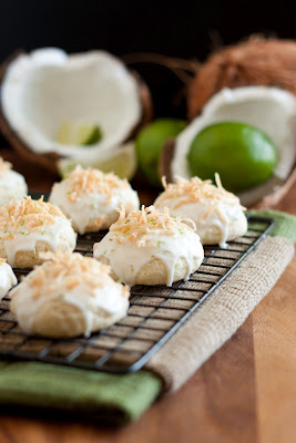 Coconut Lime Ricotta Cookies