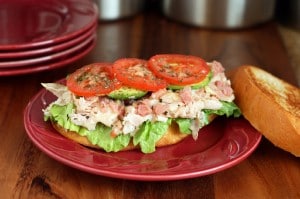 Toasted Turkey and Ham Sandwich - 1