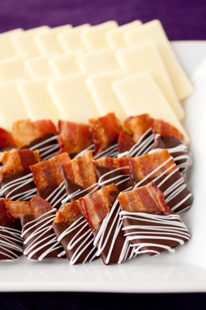 chocolate covered bacon bites