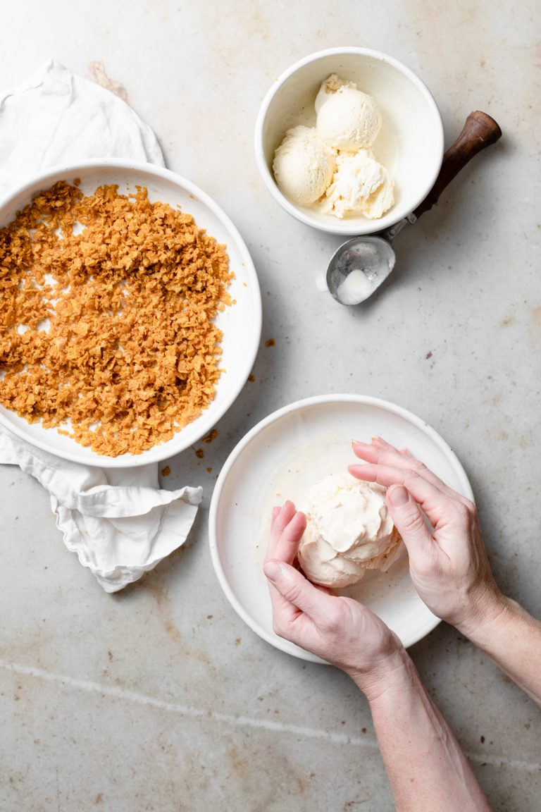 Fried Ice Cream (Cheater Method Without Deep Frying!) Cooking Classy