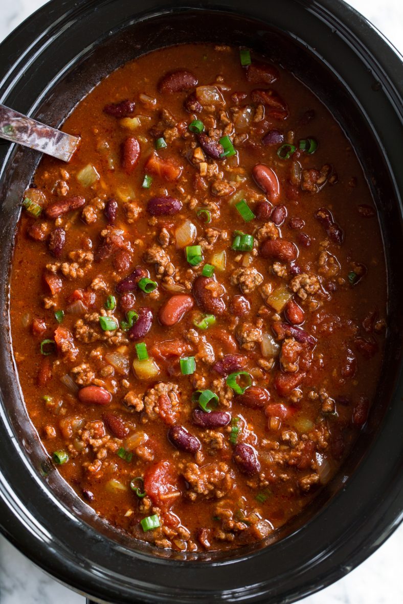 Slow Cooker Chili (BEST Chili Ever!) Cooking Classy