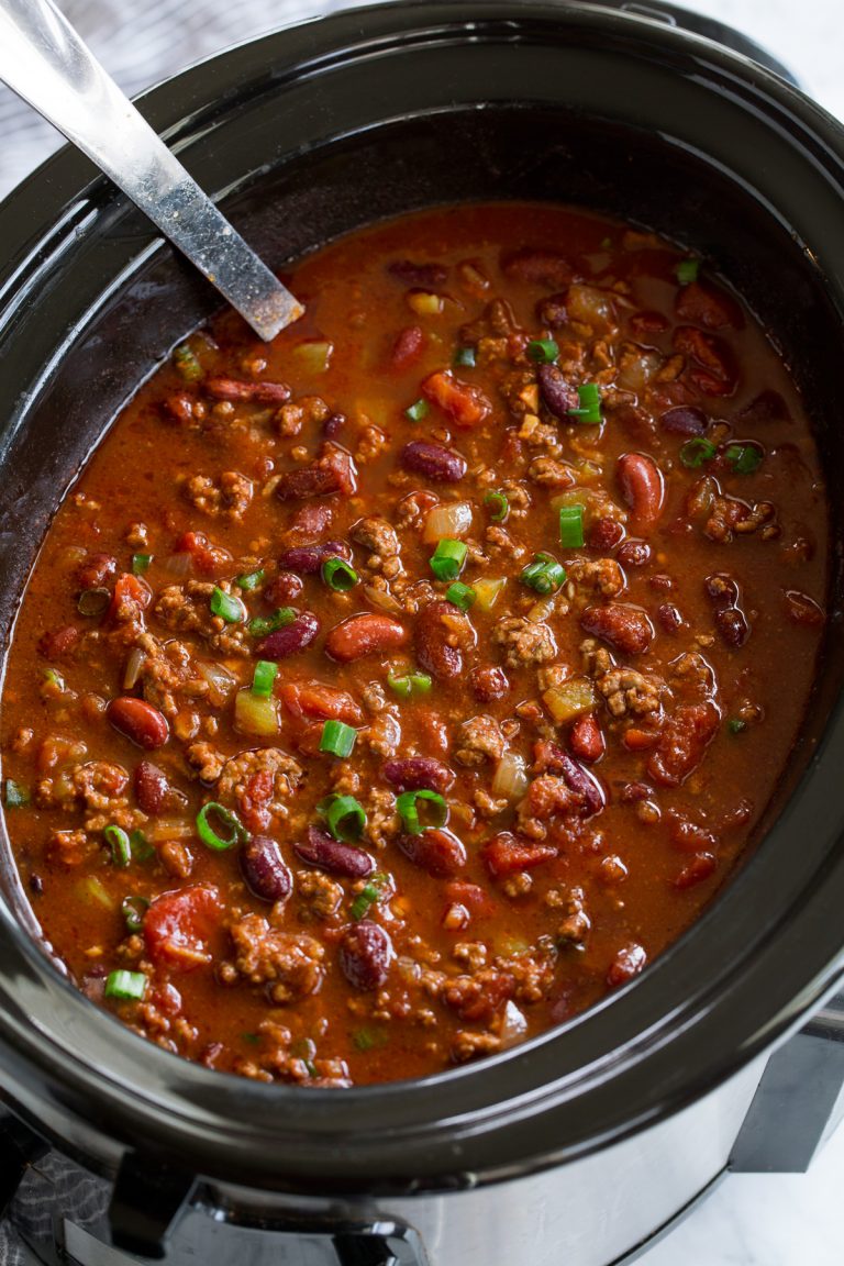 Easy Slow Cooker Chili (BEST Chili Ever!) Cooking Classy