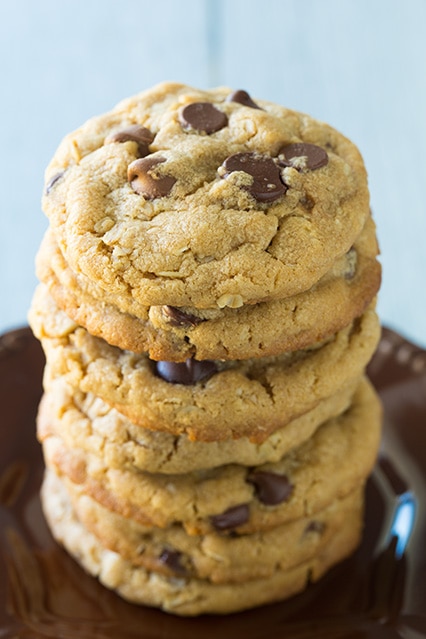 browned butter peanut butter oatmeal chocolate chip cookies | Cooking Classy