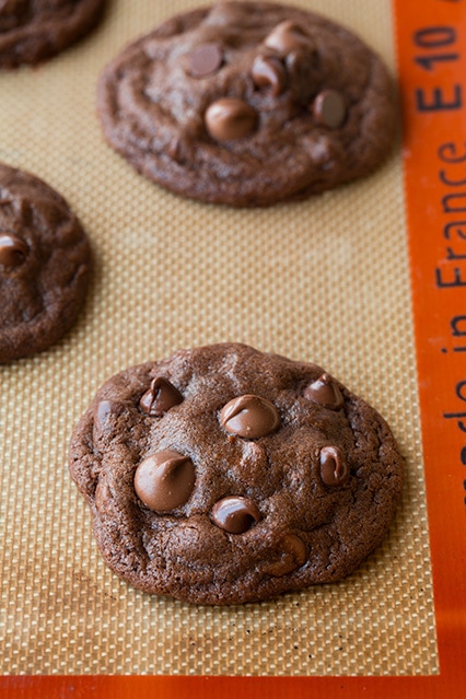 Nutella Stuffed Chocolate Chocolate Chip Cookies | Cooking Classy