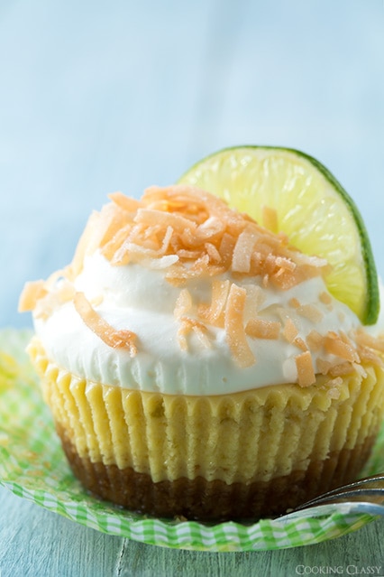 coconut key lime cupcakes | Cooking Classy