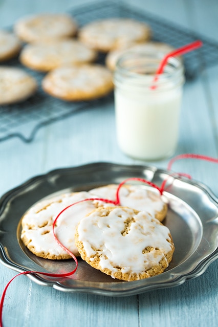 old fashioned iced oatmeal cookies | Cooking Classy