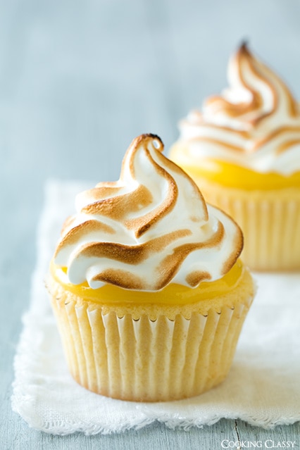 Lemon Meringue Pie Cupcakes | Cooking Classy