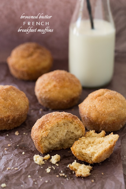 Browned Butter French Breakfast Muffins | Cooking Classy