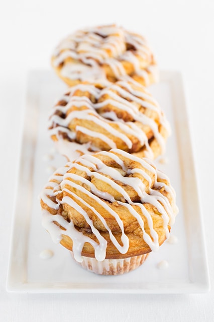 Apple Cinnamon Roll Muffins | Cooking Classy