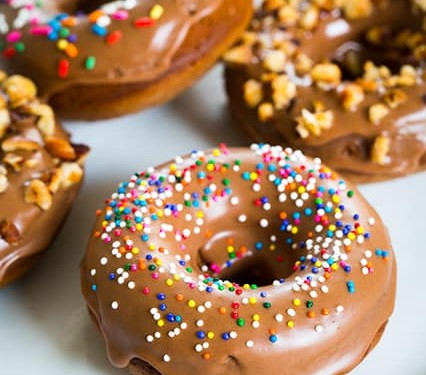 baked nutella doughnuts with nutella glaze cooking classy