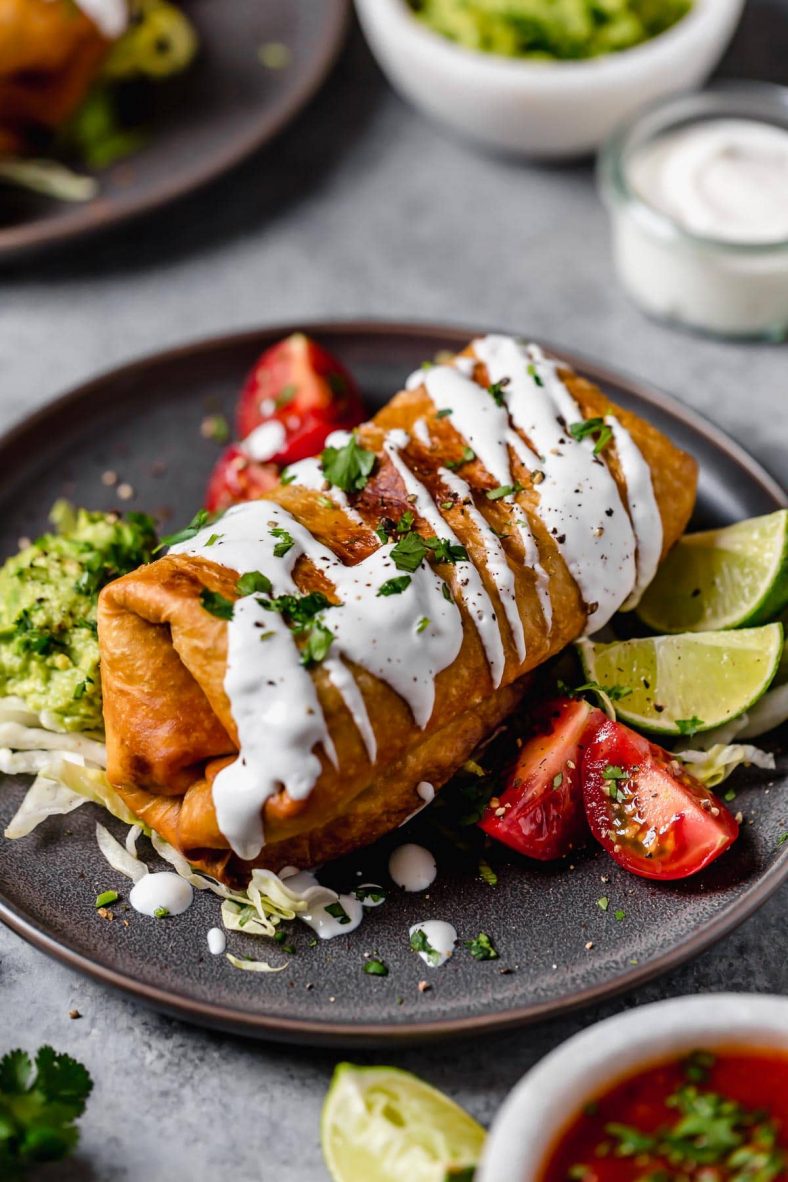 Chicken Chimichangas {Fried or Baked} Cooking Classy