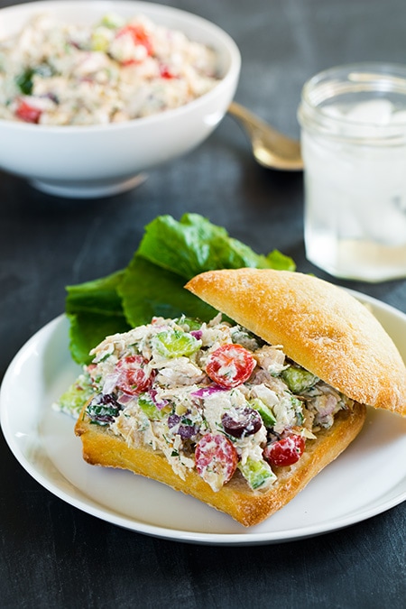 Greek Chicken Salad Sandwiches | Cooking Classy