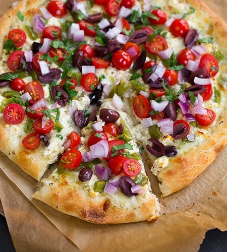 Greek Pizza - Cooking Classy