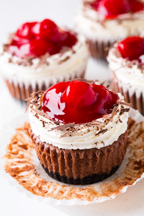 Black Forest Cheesecake Cupcakes | Cooking Classy