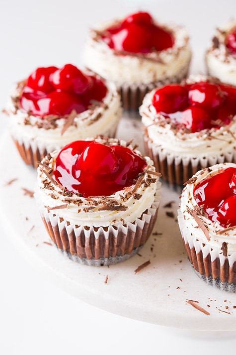 Black Forest Cheesecake Cupcakes | Cooking Classy