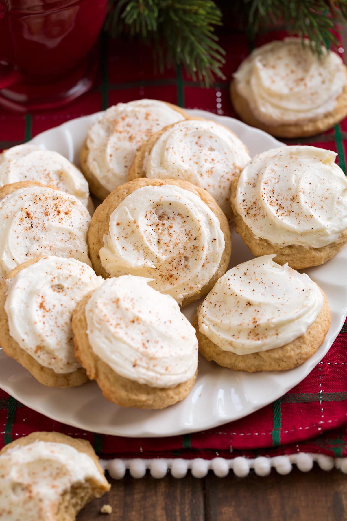 Eggnog Cookies {Melt-in-Your-Mouth}