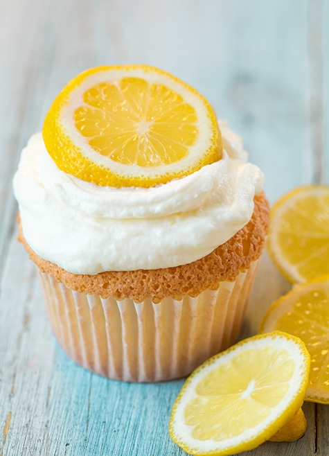 Lemon Angel Food Cupcakes | Cooking Classy