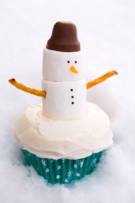 Snowman Cupcakes | Cooking Classy