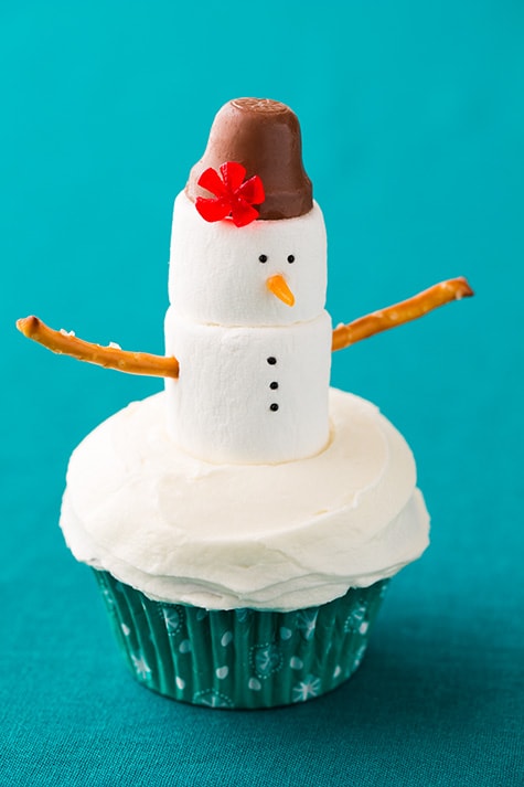 Snowman Cupcakes | Cooking Classy