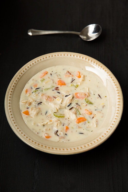Creamy Chicken and Wild Rice Soup - Cooking Classy