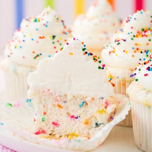 Funfetti Angel Food Cupcakes Cooking Classy