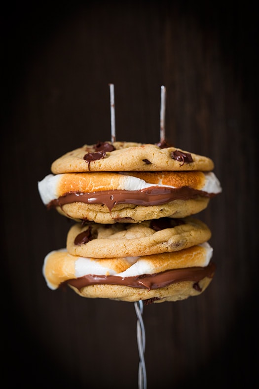 Chocolate Chip Cookie S'mores | Cooking Classy