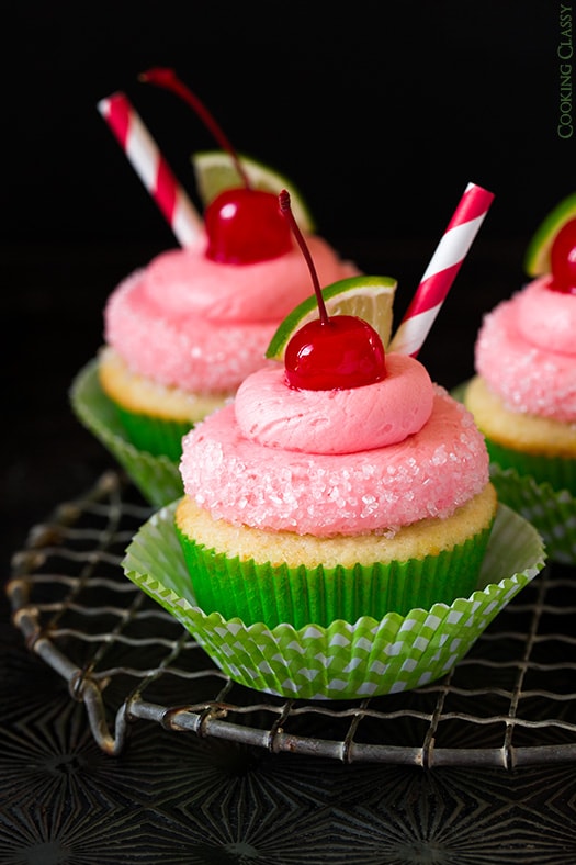 Cherry Limeade Cupcakes | Cooking Classy