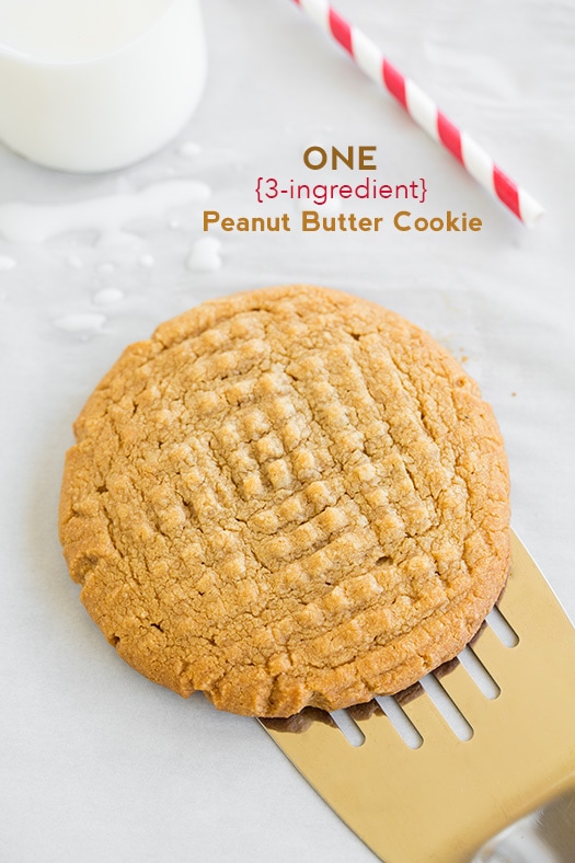 Recipe for One Peanut Butter Cookie! Flourless and only 3 ingredients! | Cooking Classy