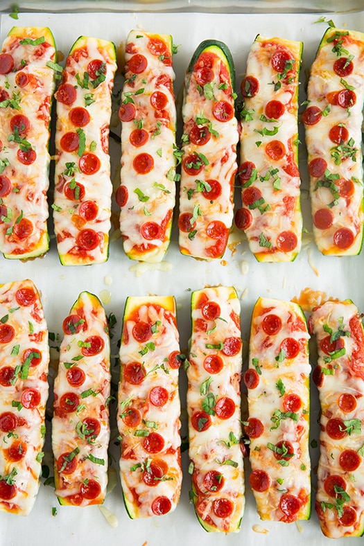 Zucchini Pizza Boats | Cooking Classy