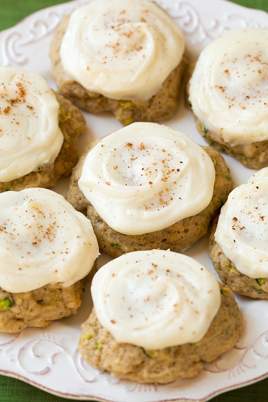 Zucchini Cookies with Cream Cheese Frosting | Cooking Classy