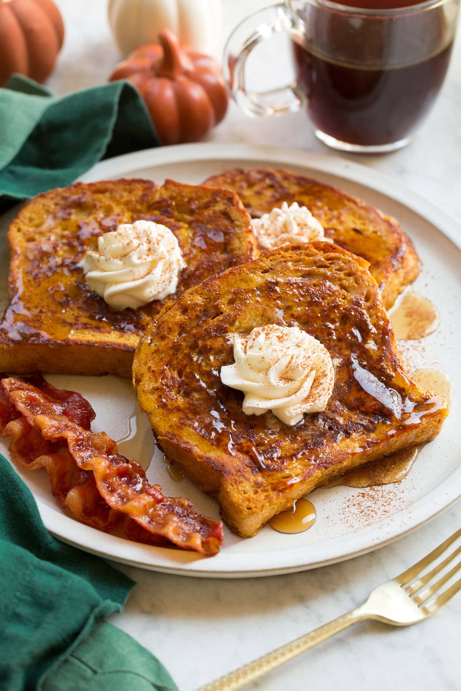 Pumpkin French Toast - Cooking Classy