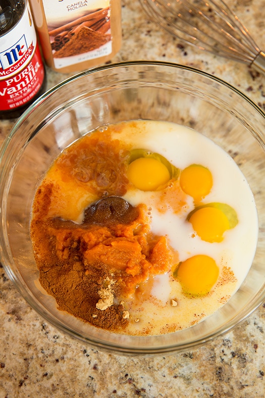 Pumpkin puree with eggs, milk, and spices | Cooking Classy