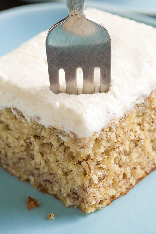 To Die For Banana Cake with Vanilla Bean Frosting | Cooking Classy